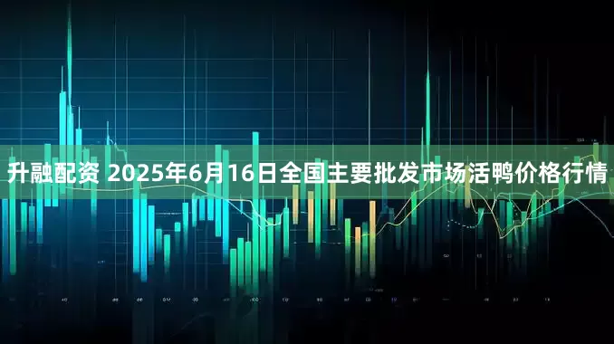 升融配资 2025年6月16日全国主要批发市场活鸭价格行情