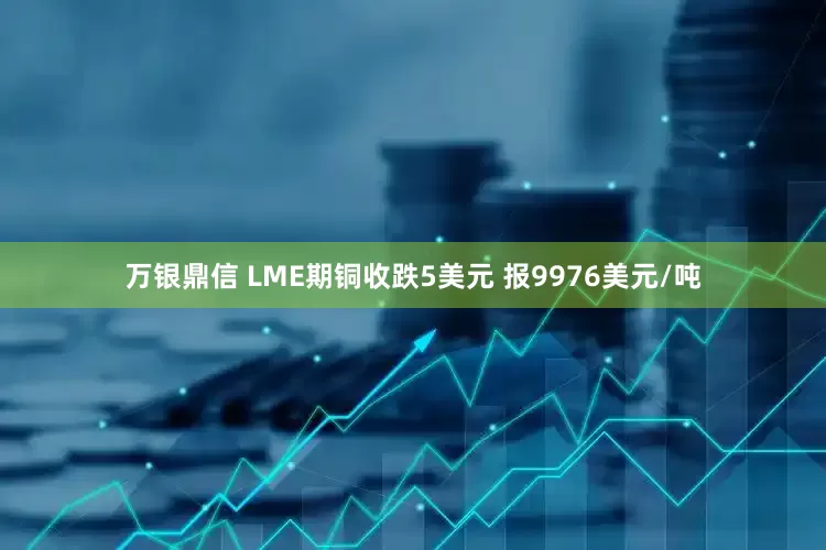 万银鼎信 LME期铜收跌5美元 报9976美元/吨